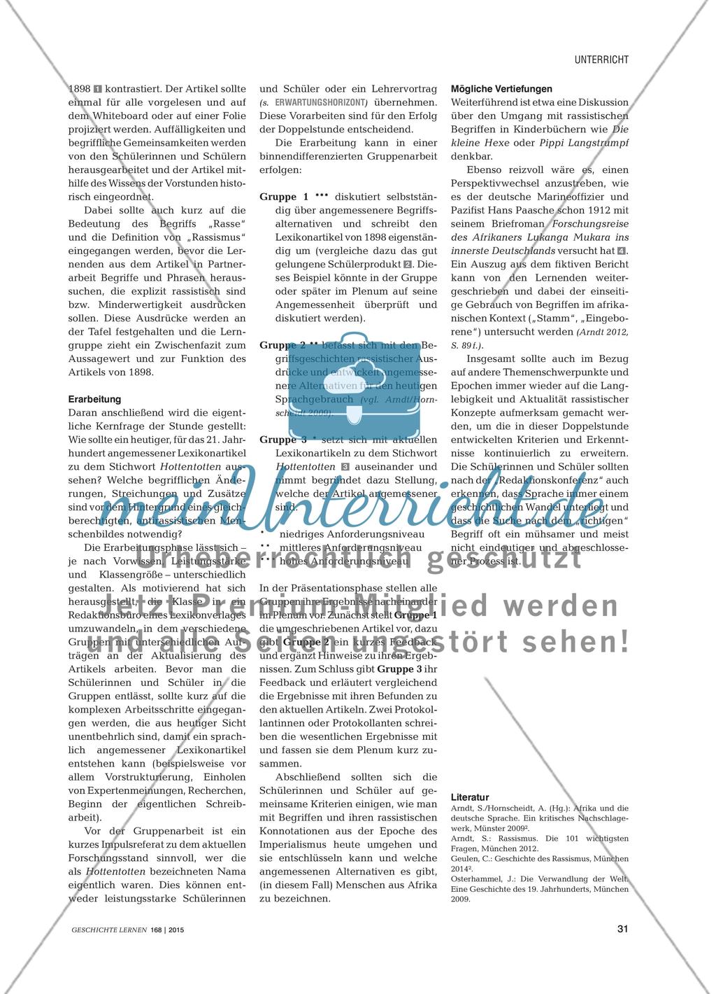 „Wie bei den Hottentotten!“ - Kritische Auseinandersetzung mit kolonialer und rassistischer Sprache Preview 4
