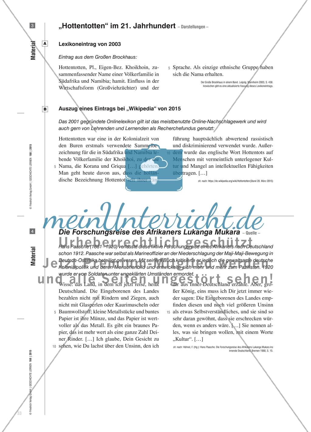 „Wie bei den Hottentotten!“ - Kritische Auseinandersetzung mit kolonialer und rassistischer Sprache Preview 6