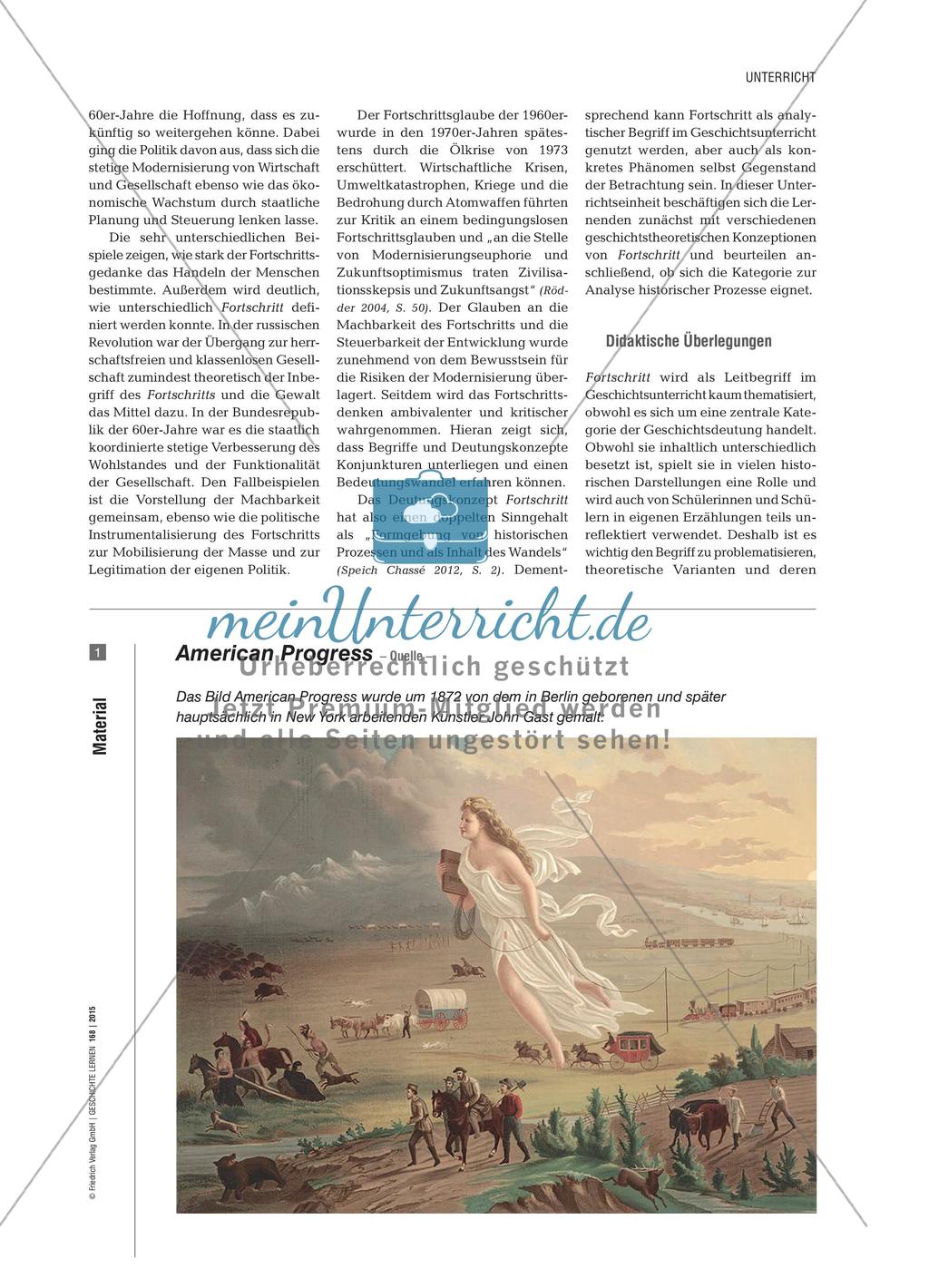 Es geht voran … - Fortschrittsgedanke und Selbstverständnis der Moderne Preview 2