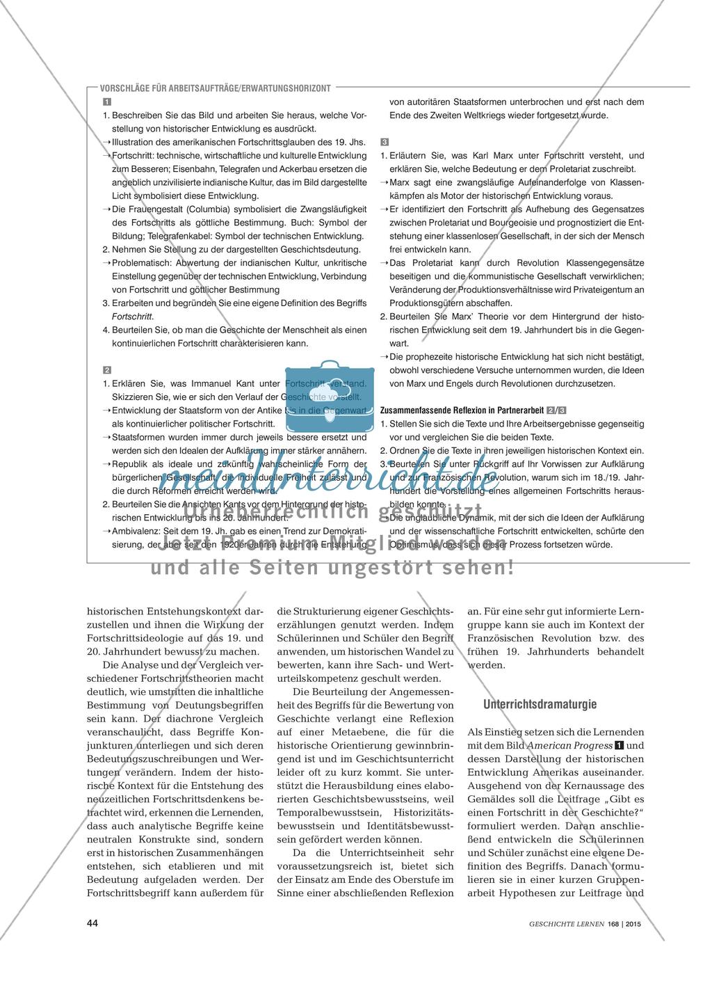 Es geht voran … - Fortschrittsgedanke und Selbstverständnis der Moderne Preview 3