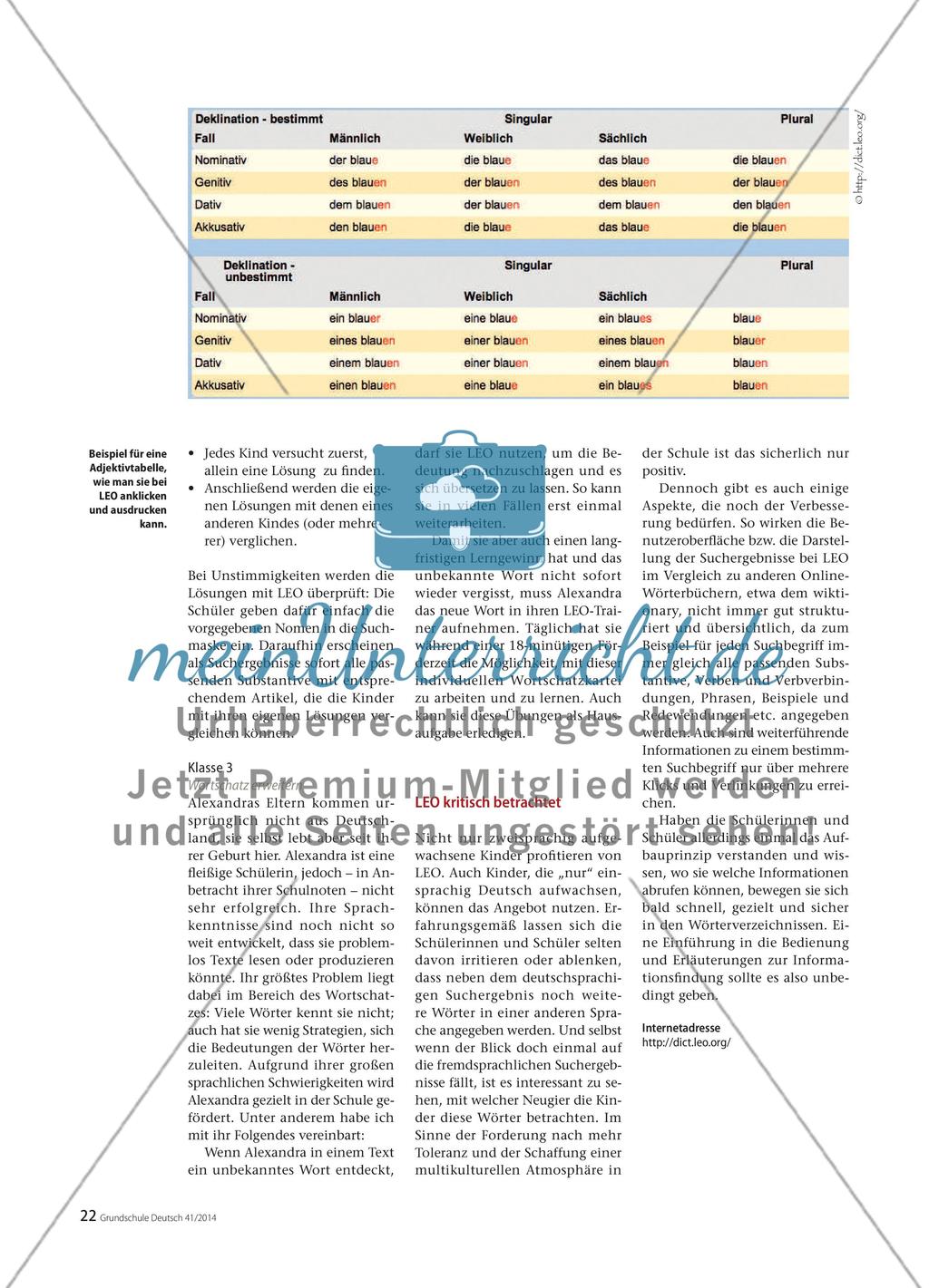 Leo: Ein Online-Wörterbuch für Zweitsprachenlerner Preview 3