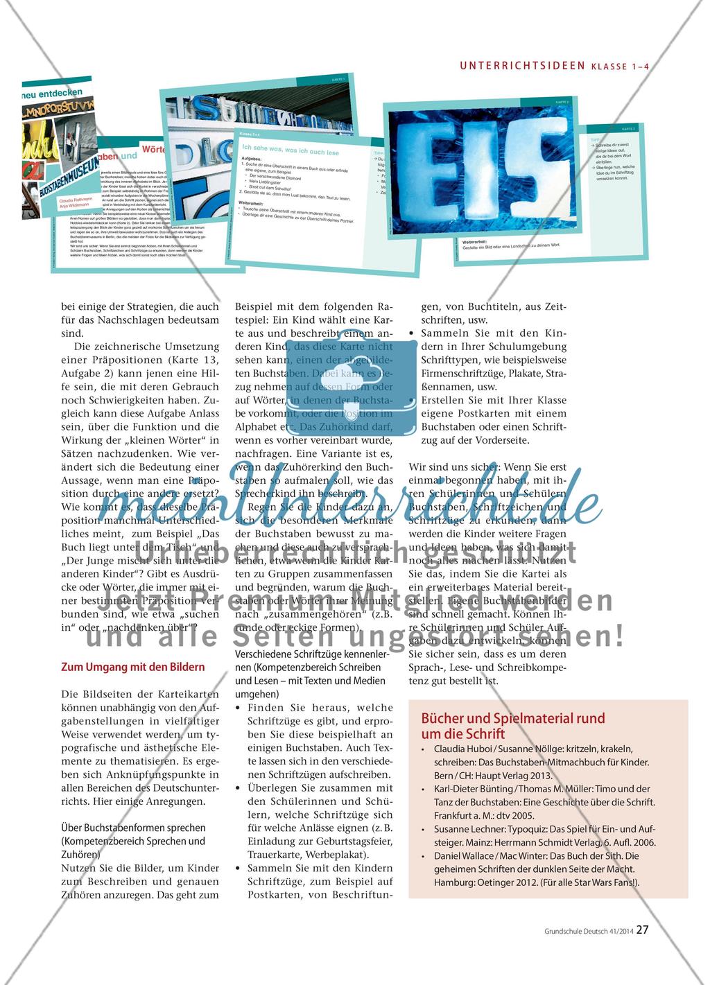 Wörter und Buchstaben aus ästhetischer Sicht Preview 2