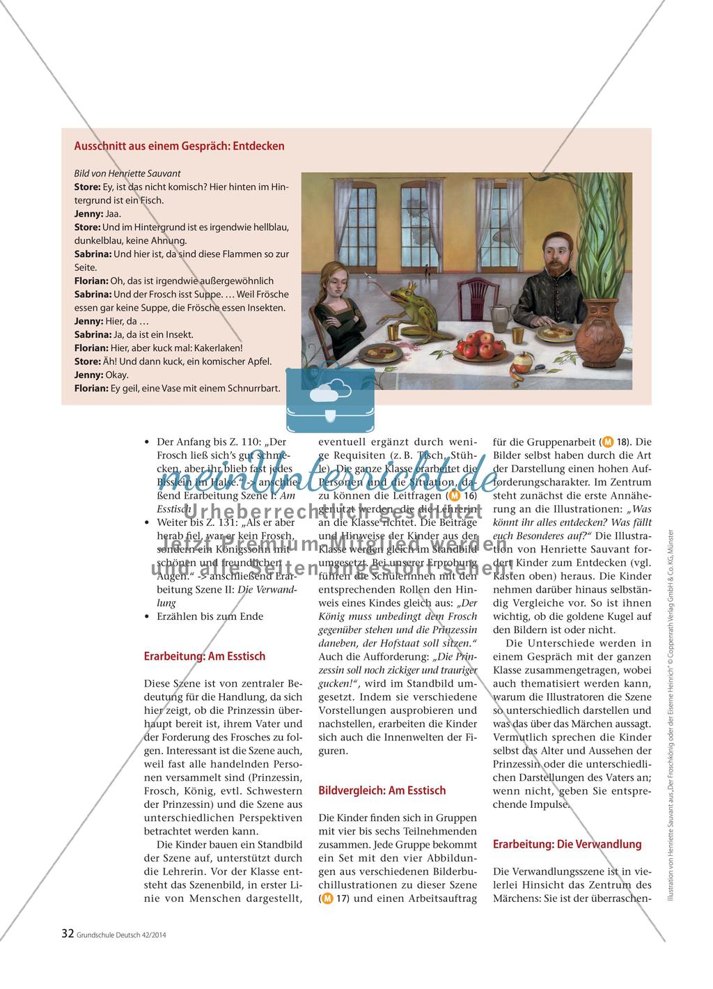 Der Froschkönig: Bilderbücher vergleichen Preview 2