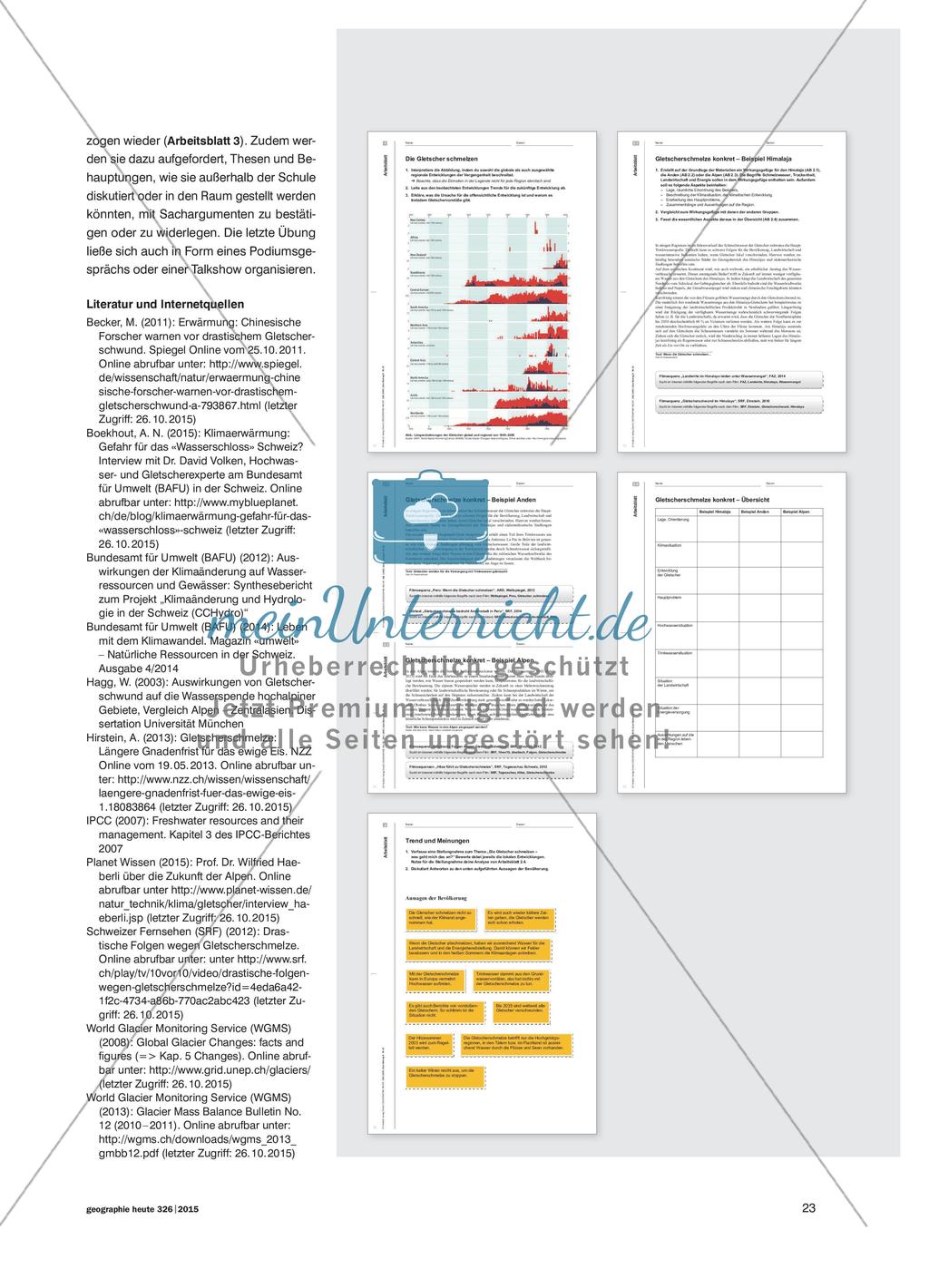 Unser Trinkwasser ist bedroht! - Lokale Auswirkungen der Gletscherschmelze auf die Wasserverfügbarkeit Preview 6