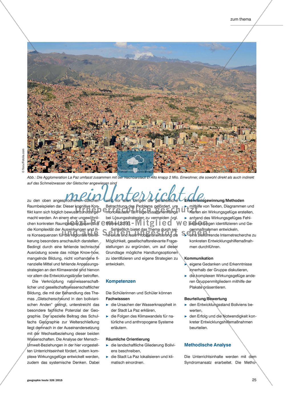 La Paz ohne Wasser - Auswirkungen des Klimawandels auf die tropischen Anden Preview 2