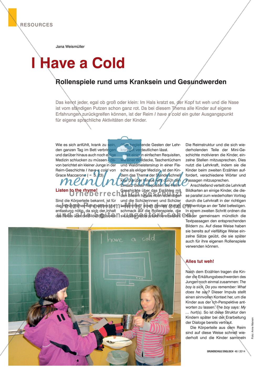 I Have a Cold - Rollenspiele rund ums Kranksein und Gesundwerden Preview 1