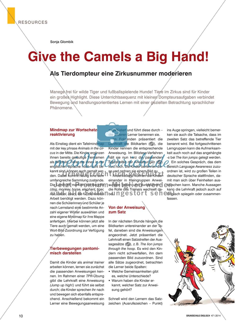 Give the Camels a Big Hand! - Als Tierdompteur eine Zirkusnummer moderieren Preview 1