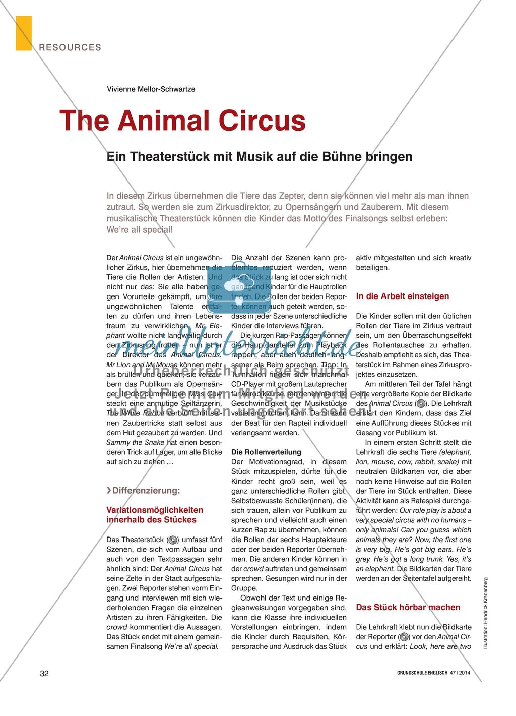 The Animal Circus - Ein Theaterstück mit Musik auf die Bühne bringen Preview 1