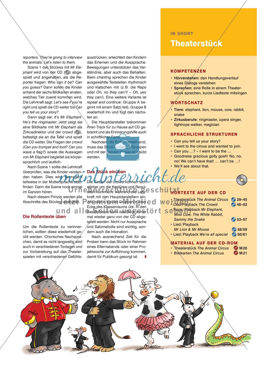The Animal Circus - Ein Theaterstück mit Musik auf die Bühne bringen Preview 2