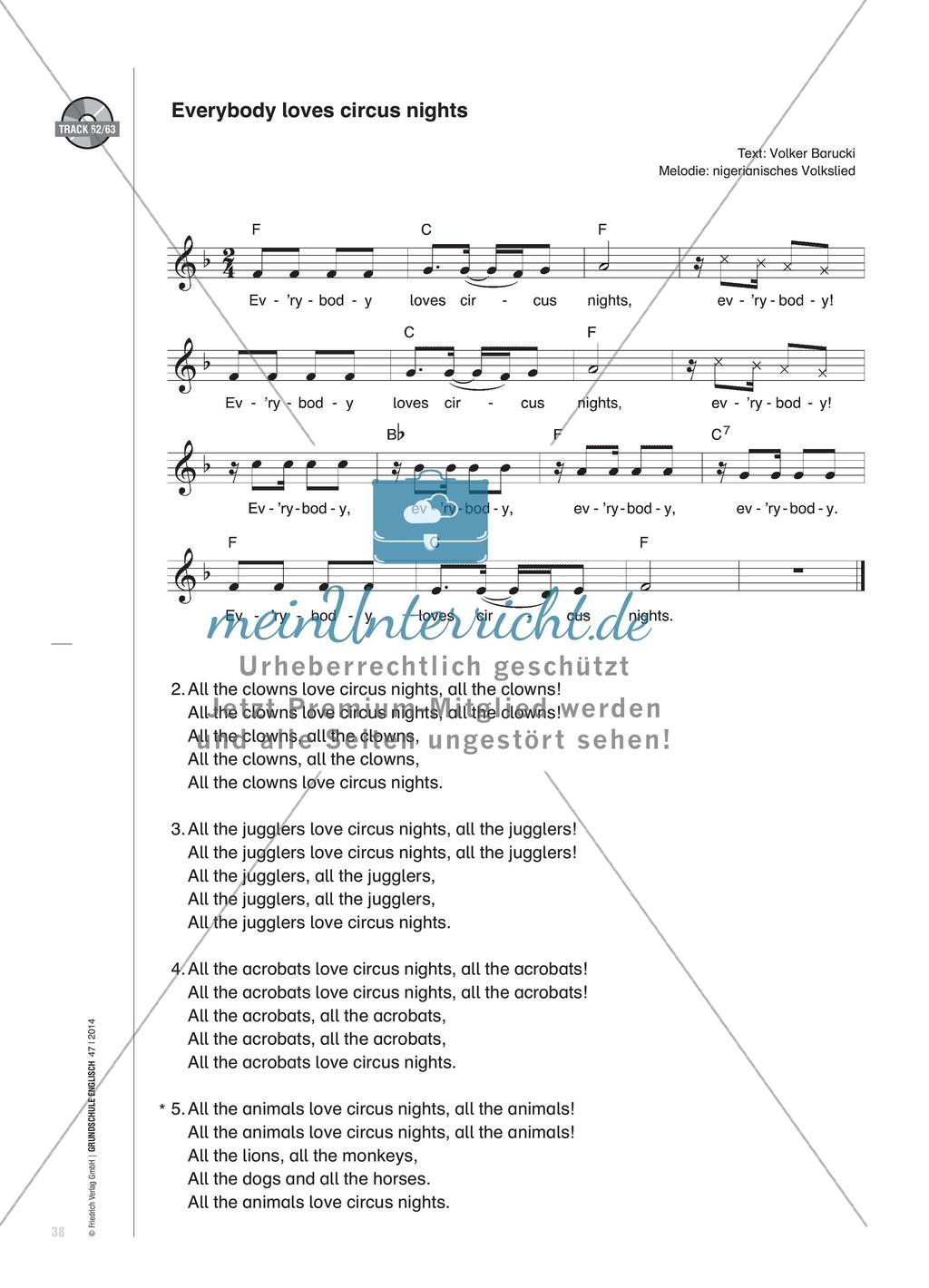 Everybody Loves Circus Nights! - Integrierter Englischunterricht in einem Zirkusprojekt Preview 3