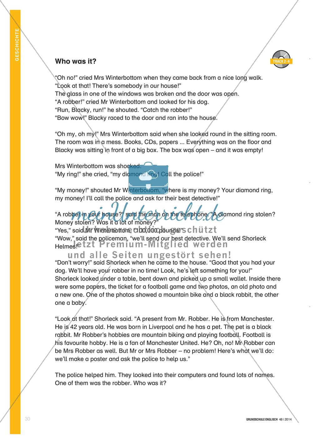 Can You Help Shorleck Helmes? - Ein Kriminalfall mit Rollenkarten zum dialogischen Sprechen Preview 3