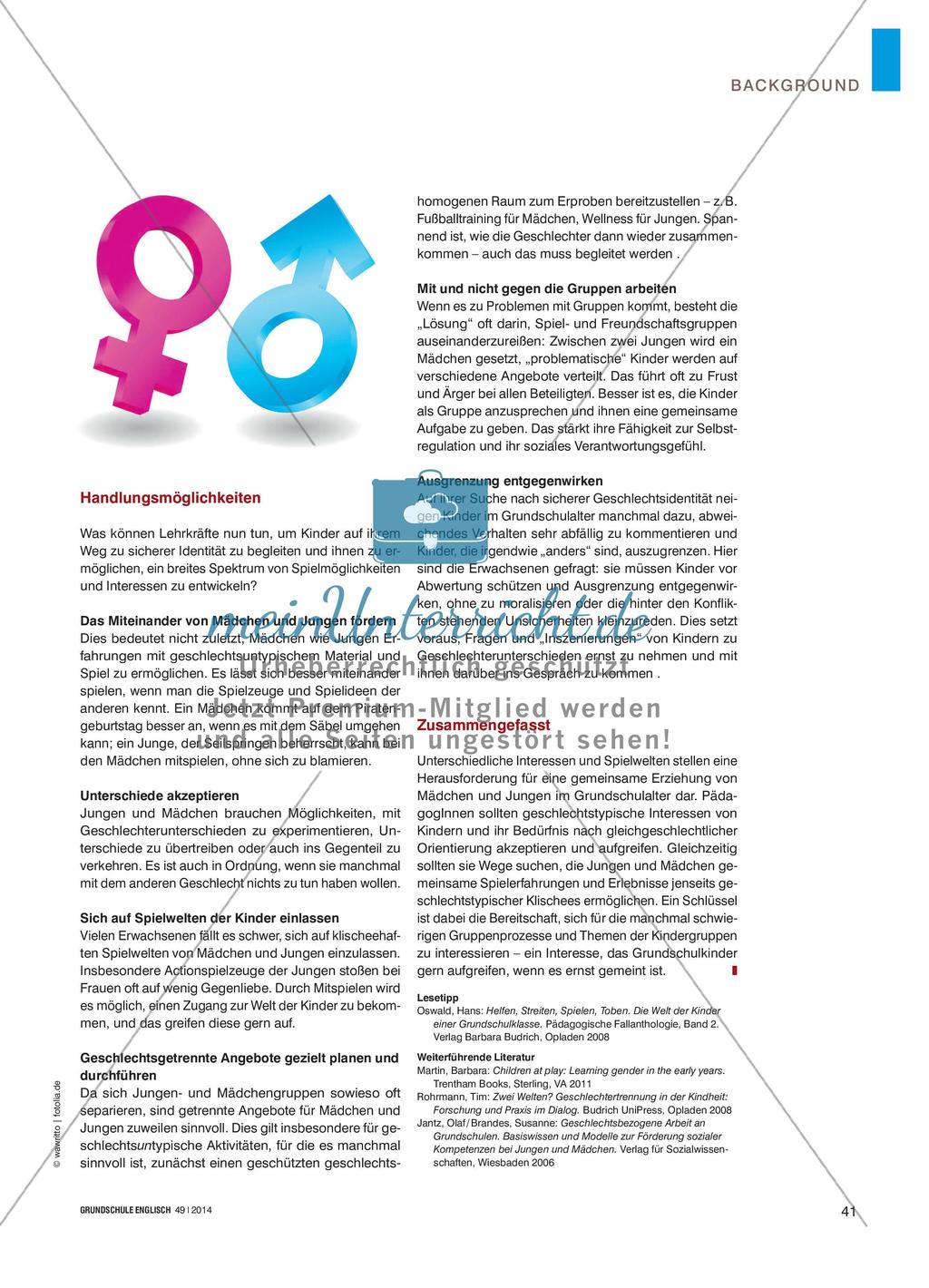 Boys’ Worlds – Girls’ Worlds: Genderaspekte beim Thema „Spielzeug“ Preview 2