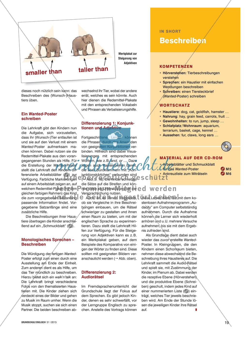 Where Is My Pet? - Das eigene Haustier mit einem Wanted-Poster beschreiben Preview 2
