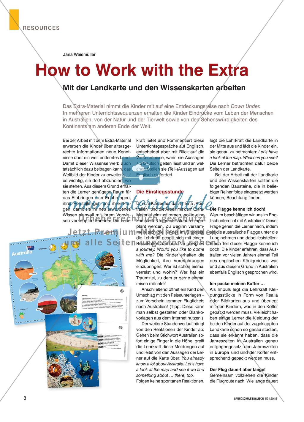 How to Work with the Extra - Mit der Landkarte und den Wissenskarten arbeiten Preview 1
