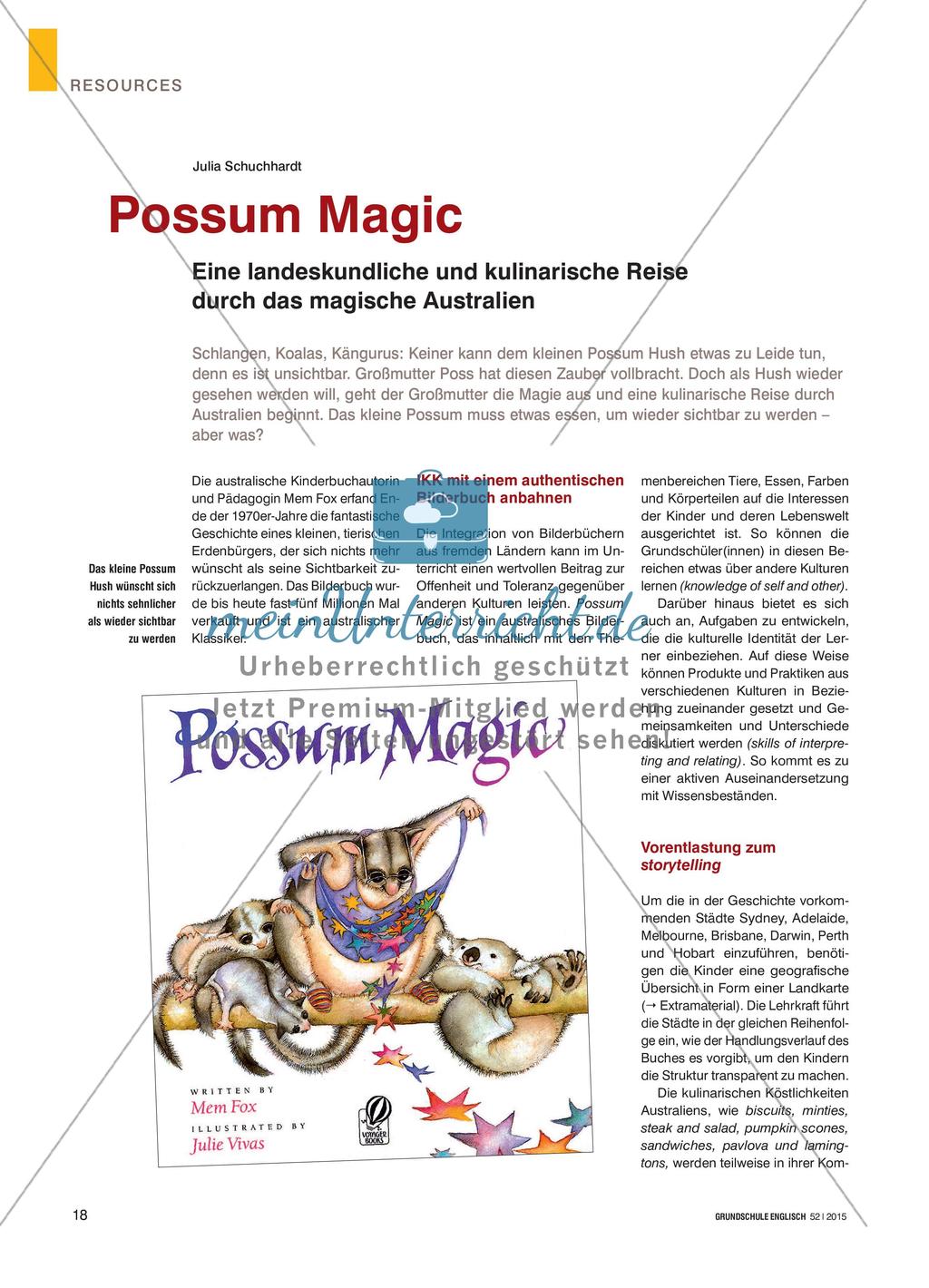 Possum Magic - Eine landeskundliche und kulinarische Reise durch das magische Australien Preview 1
