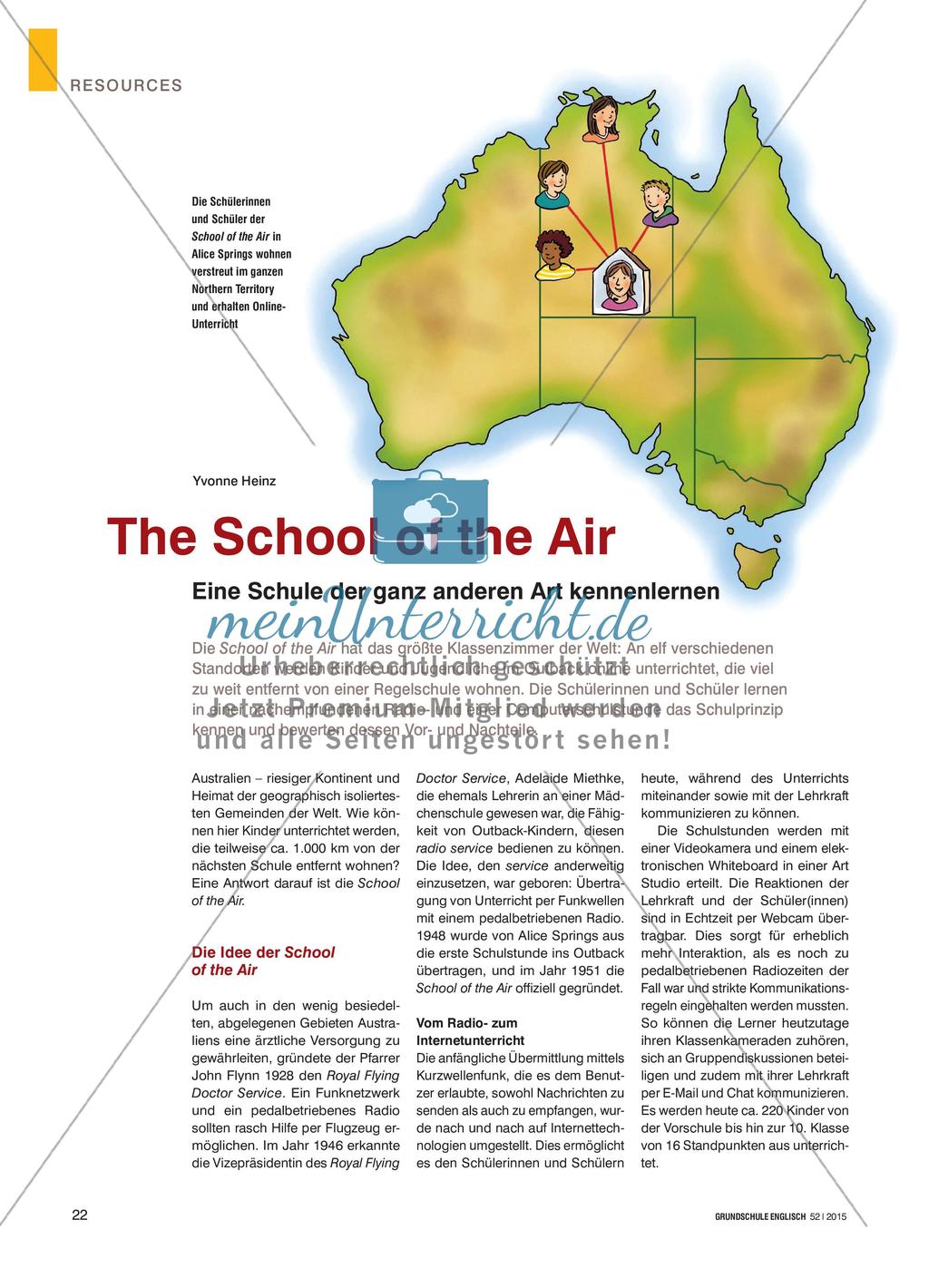 The School of the Air - Eine Schule der ganz anderen Art kennenlernen Preview 1