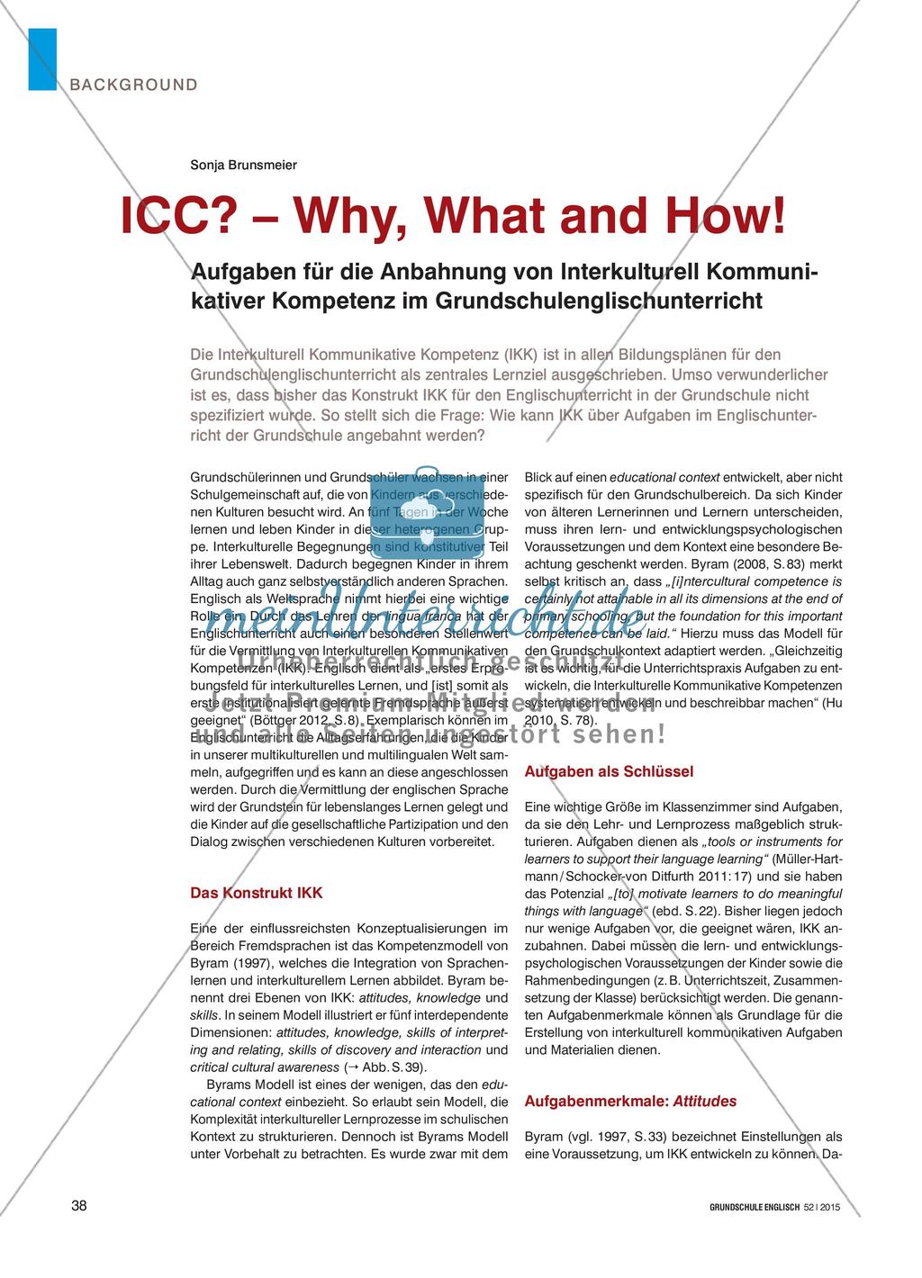 ICC? – Why, What and How! Preview 1