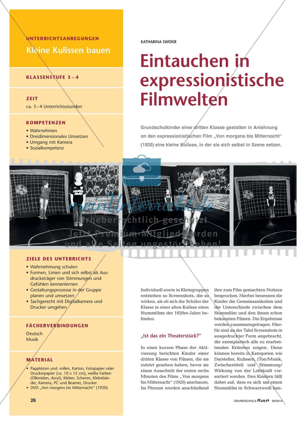 Eintauchen in expressionistische Filmwelten Preview 1