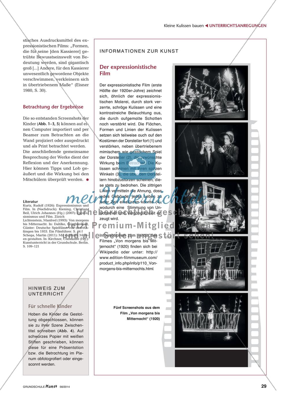 Eintauchen in expressionistische Filmwelten Preview 4
