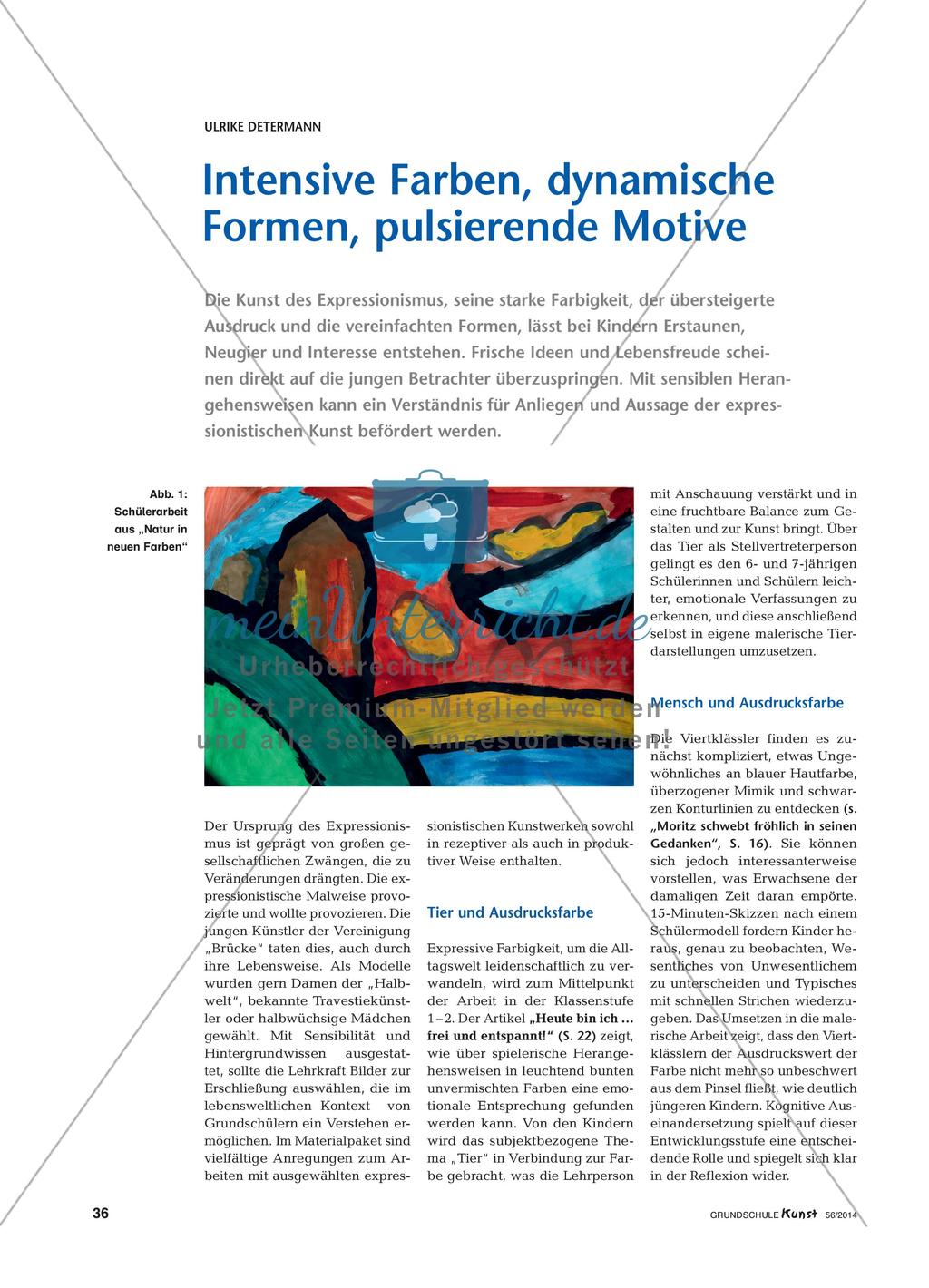 Intensive Farben, dynamische Formen, pulsierende Motive Preview 1