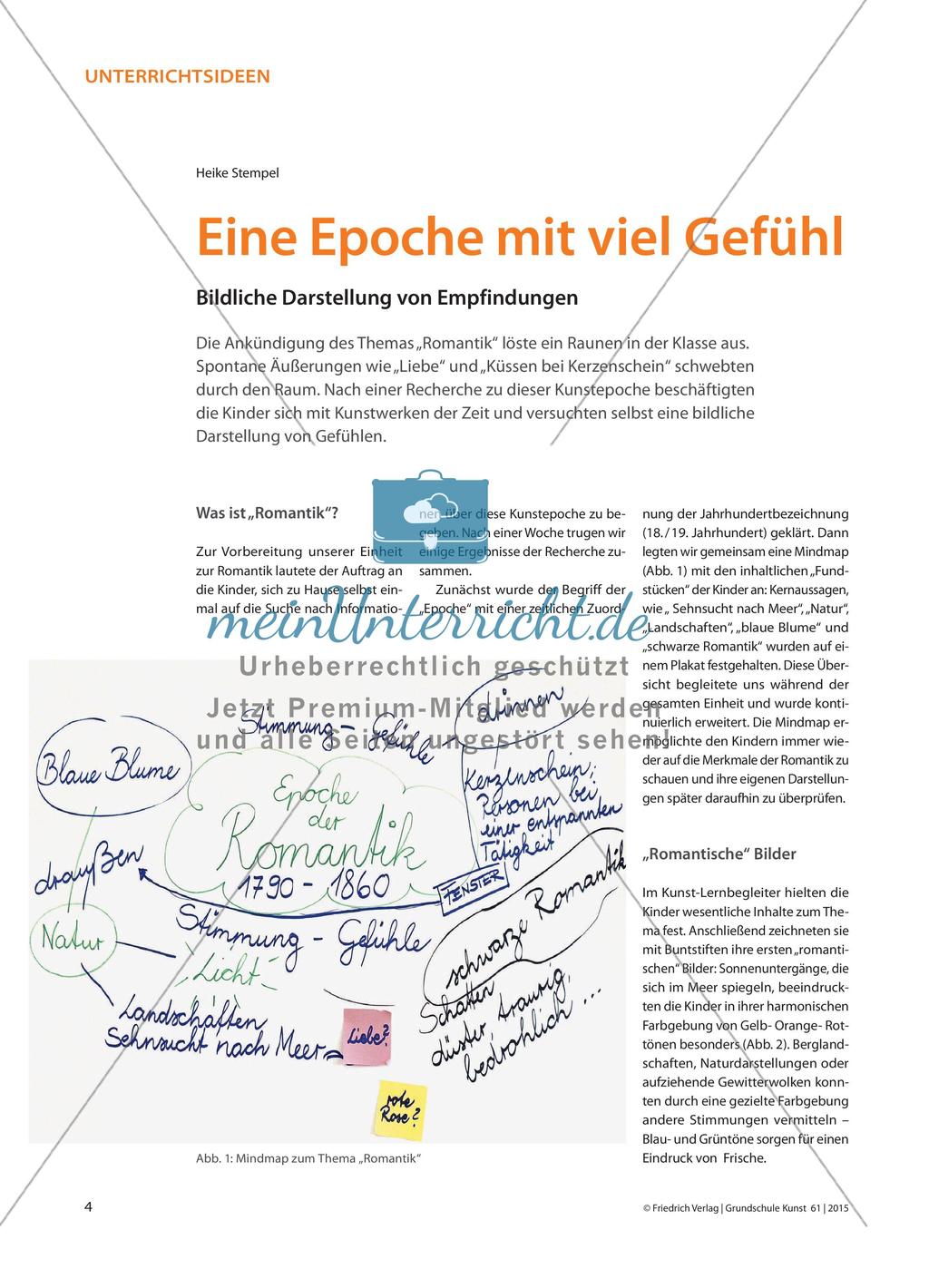 Eine Epoche mit viel Gefühl - Bildliche Darstellung von Empfindungen Preview 1
