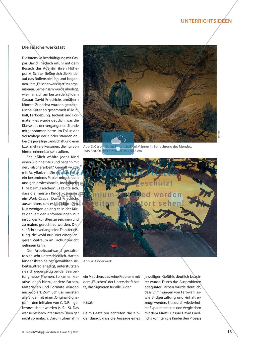 In der Fälscherwerkstatt - Auf den Spuren Caspar David Friedrichs Preview 3