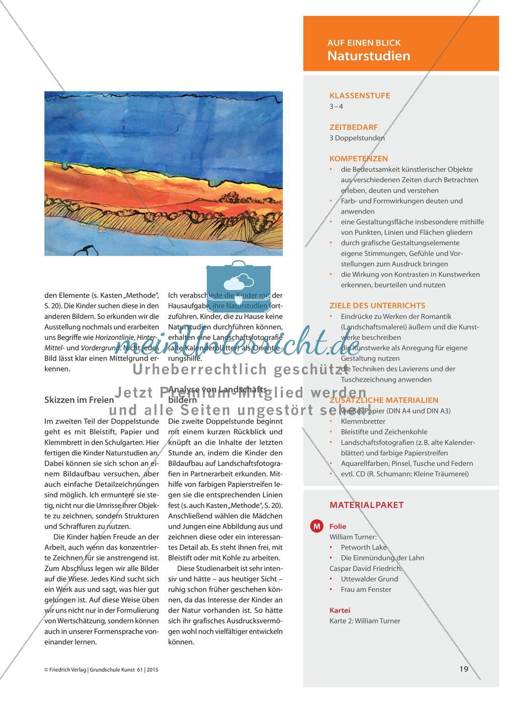 Romantische Landschaften - Bilder auf Grundlage von Naturstudien Preview 2