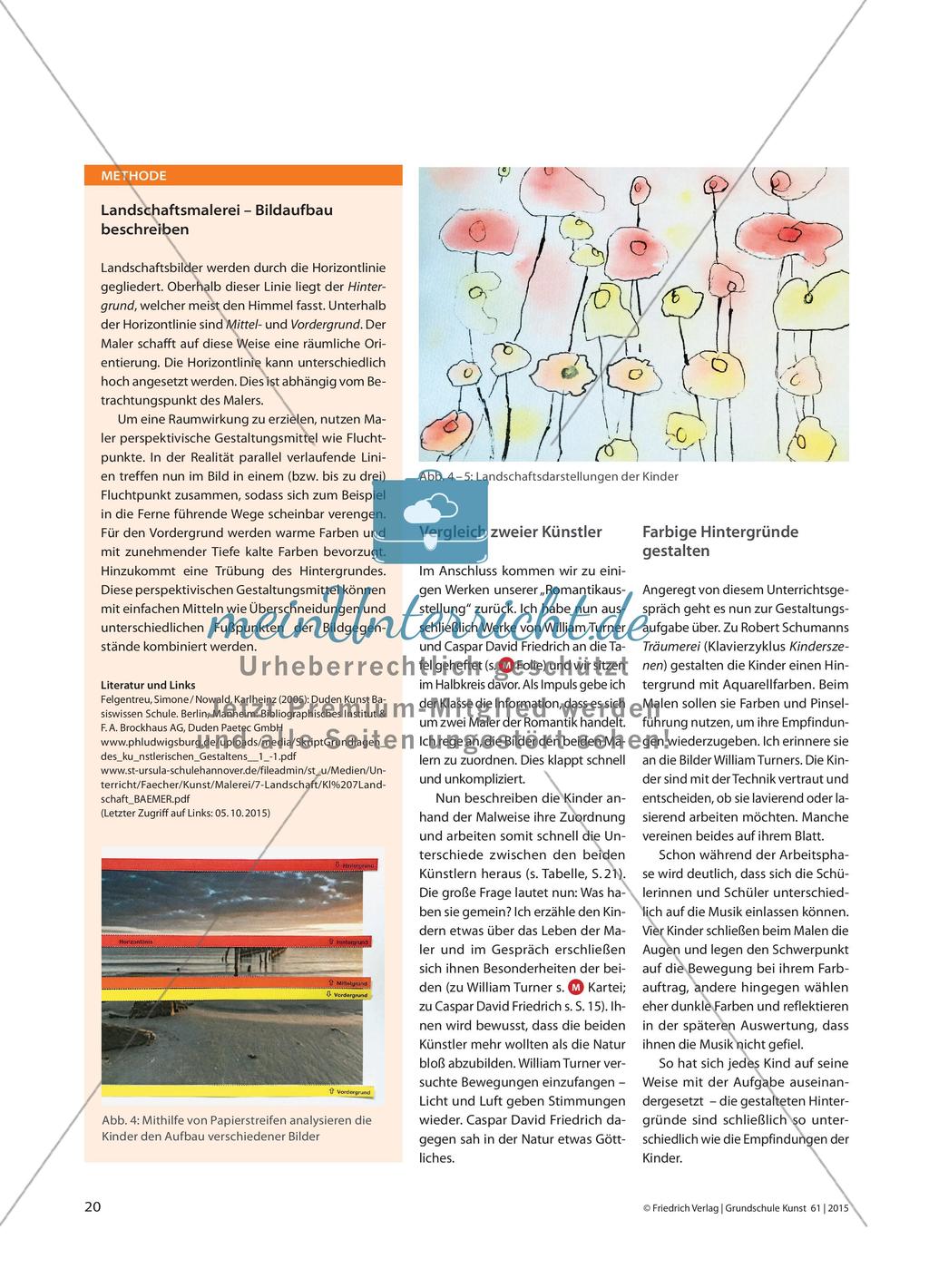 Romantische Landschaften - Bilder auf Grundlage von Naturstudien Preview 3