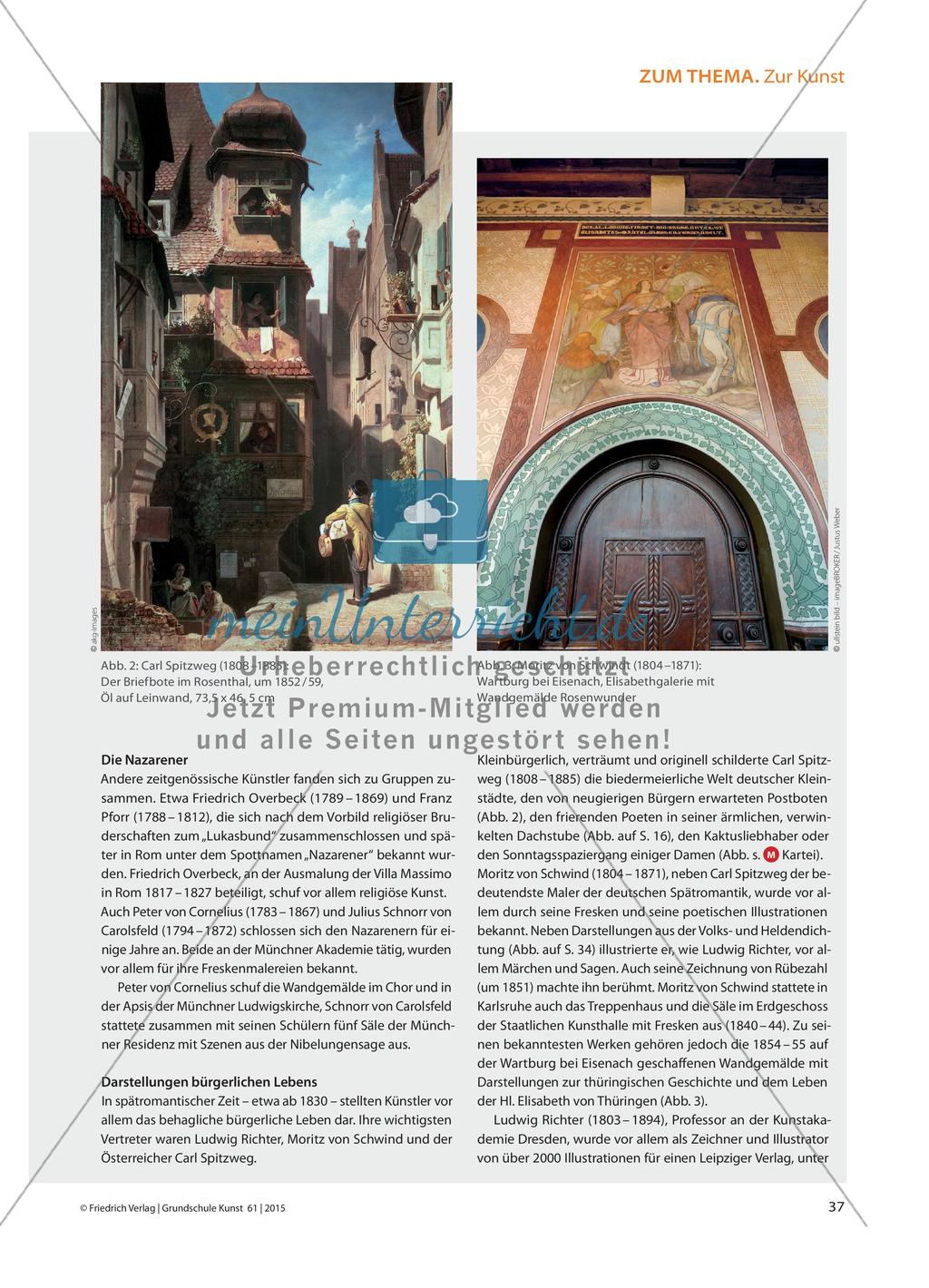 Die Kunst in der Romantik - Märchen, Sagen und Naturverbundenheit Preview 2