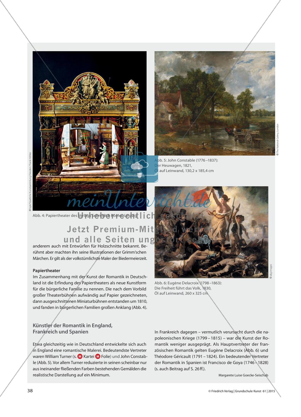 Die Kunst in der Romantik - Märchen, Sagen und Naturverbundenheit Preview 3