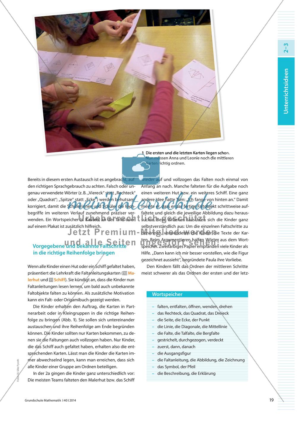 Das Ordnen und Lesen von Faltanleitungen Preview 2
