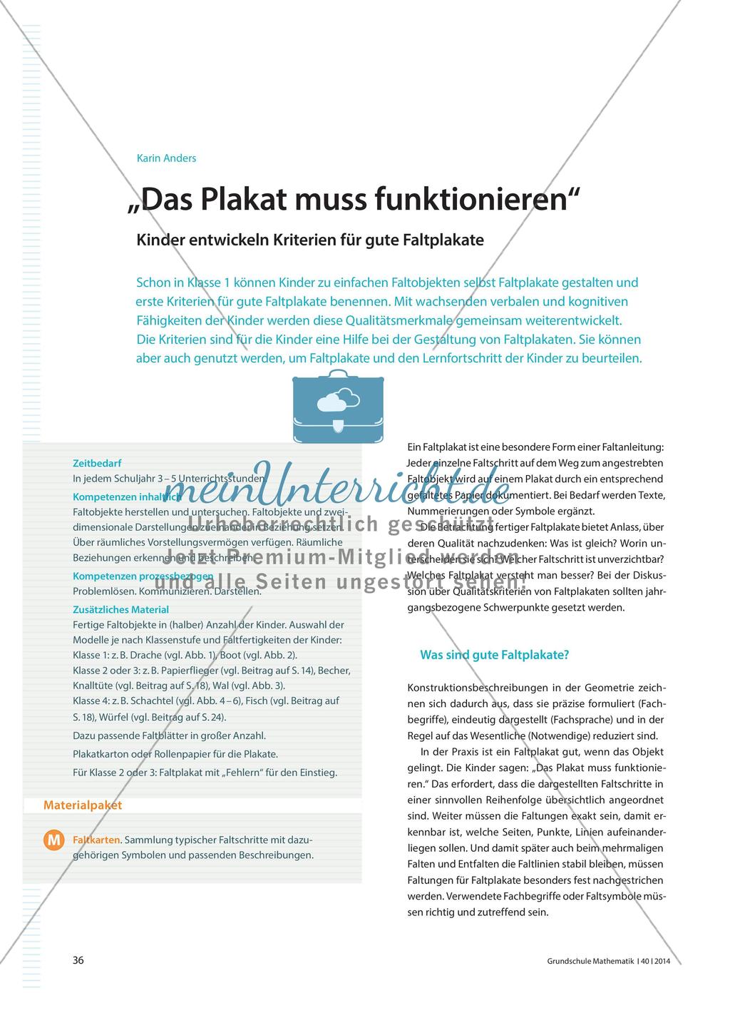 Kriterien für gute Faltplakate Preview 1