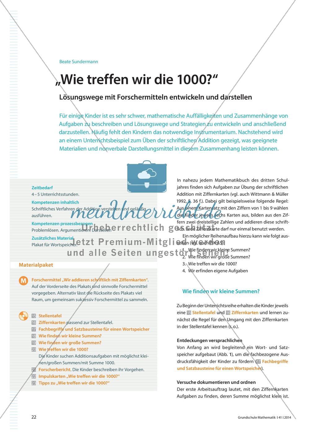 Entwickeln und Darstellen von Lösungswegen Preview 1