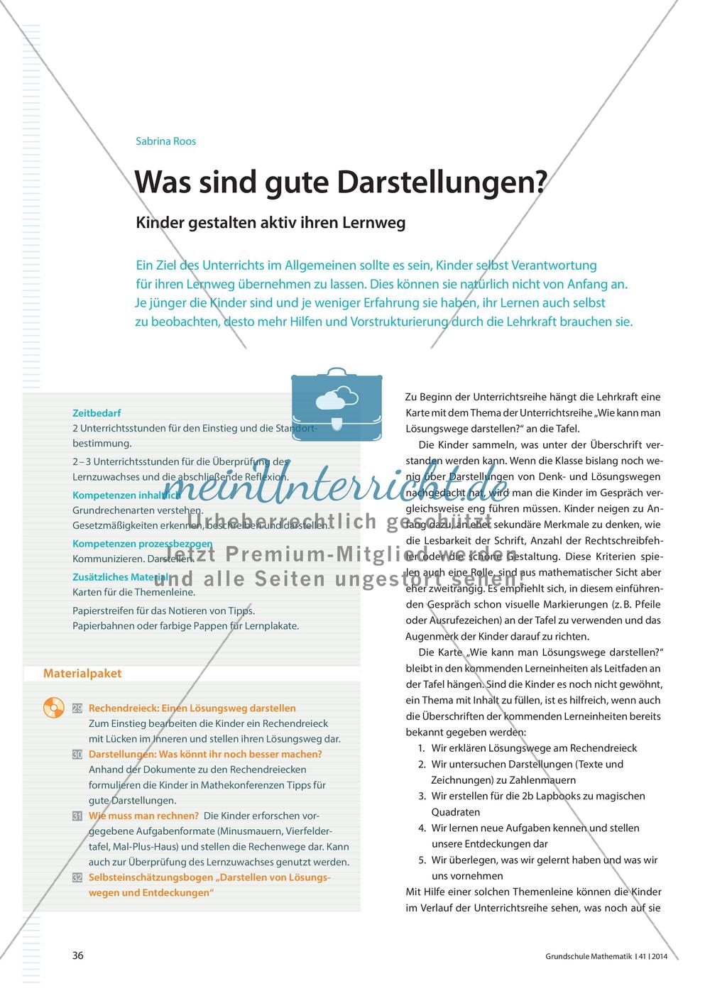 Tipps zum Darstellen von Lösungswegen Preview 1
