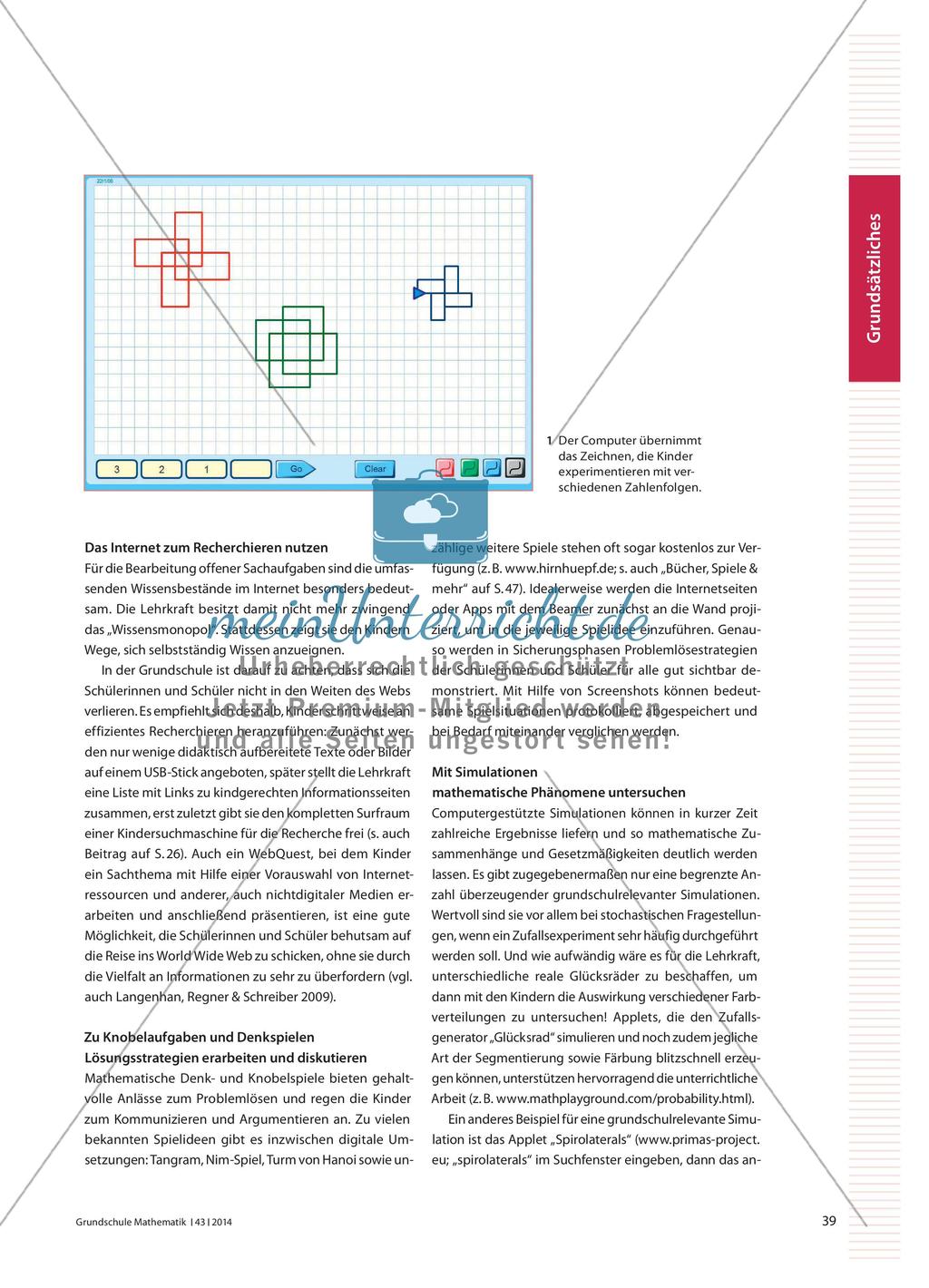 Mehr als nur ein Werkzeug zum automatisierenden Üben - Einsatzmöglichkeiten digitaler Medien Preview 2