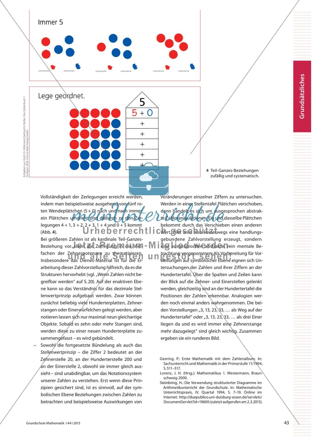 Keine Zahl steht für sich allein - Von direkten zu relationalen Zahlvorstellungen Preview 4