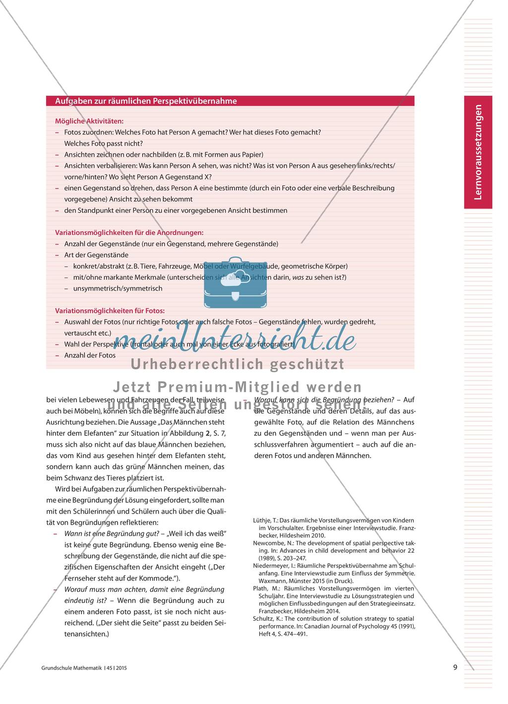 Du siehst was, was ich nicht sehe - Anforderungen in Aufgaben zur räumlichen Perspektivübernahme Preview 4