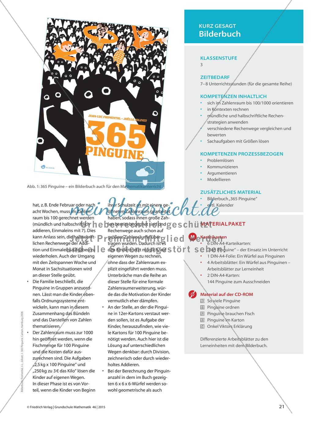 Ein Bilderbuch zum Einstieg - Erste Schritte auf eigenen Wegen in den Zahlenraum bis 1000 Preview 2