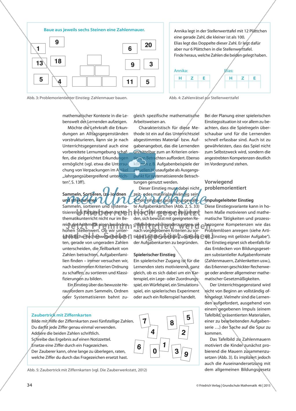 Einstiege gestalten - Gestaltungsvarianten aus methodischer Sicht Preview 3
