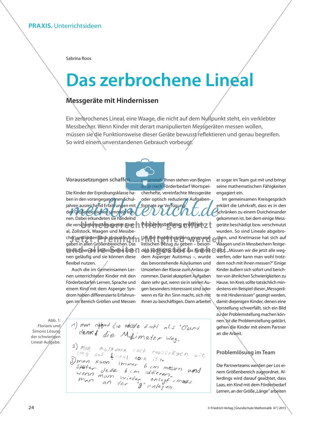 Das zerbrochene Lineal - Messgeräte mit Hindernissen Preview 1