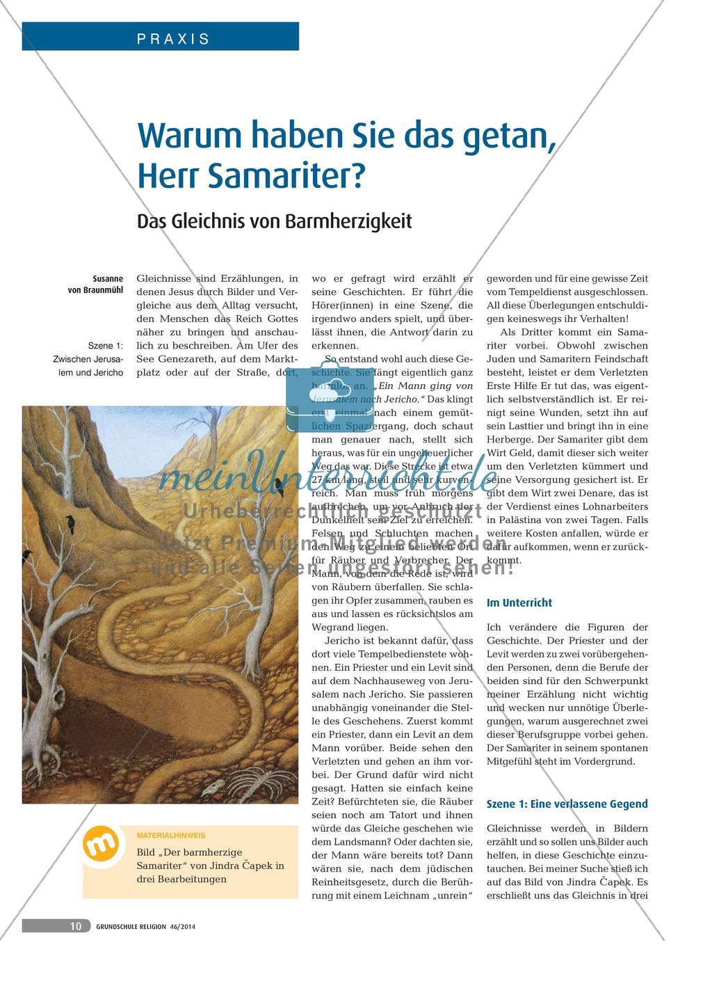 Warum haben Sie das getan, Herr Samariter? - Das Gleichnis von Barmherzigkeit Preview 1