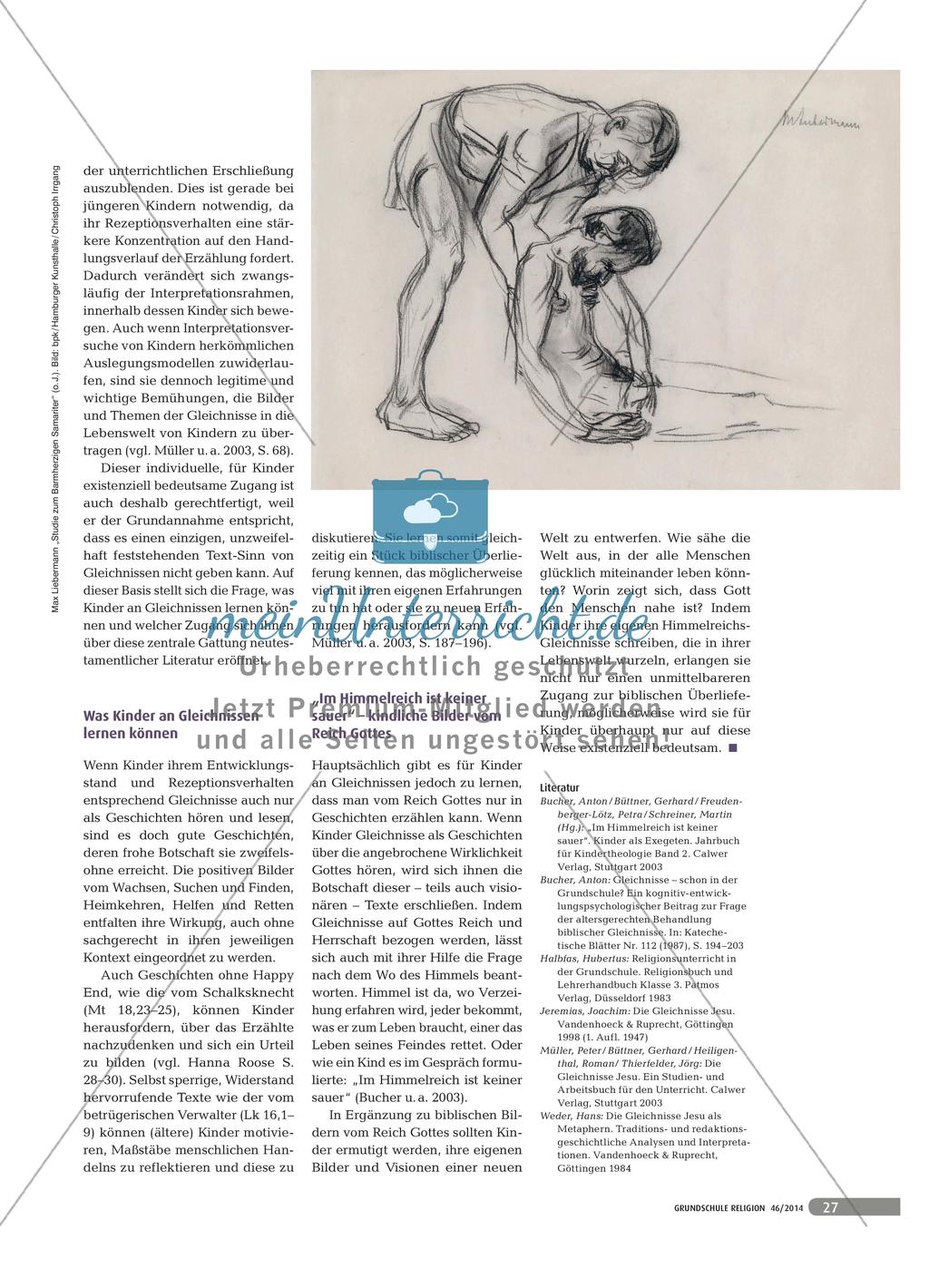 Ganz schön schwierig … - Was Kinder an Gleichnissen lernen können Preview 4