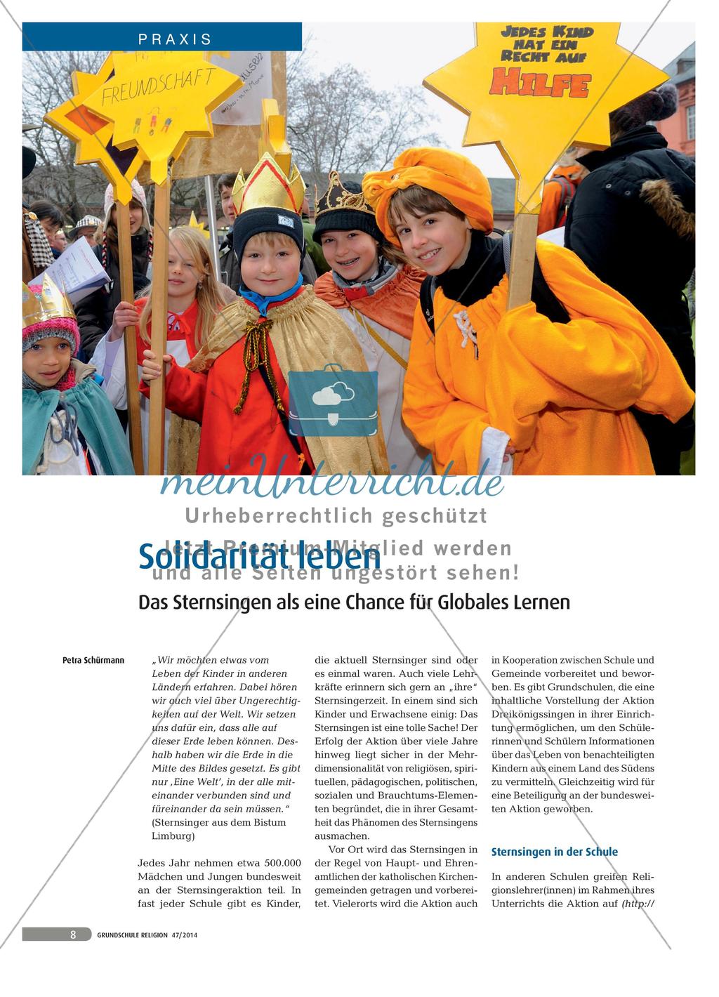 Solidarität: Die Sternsinger Preview 1