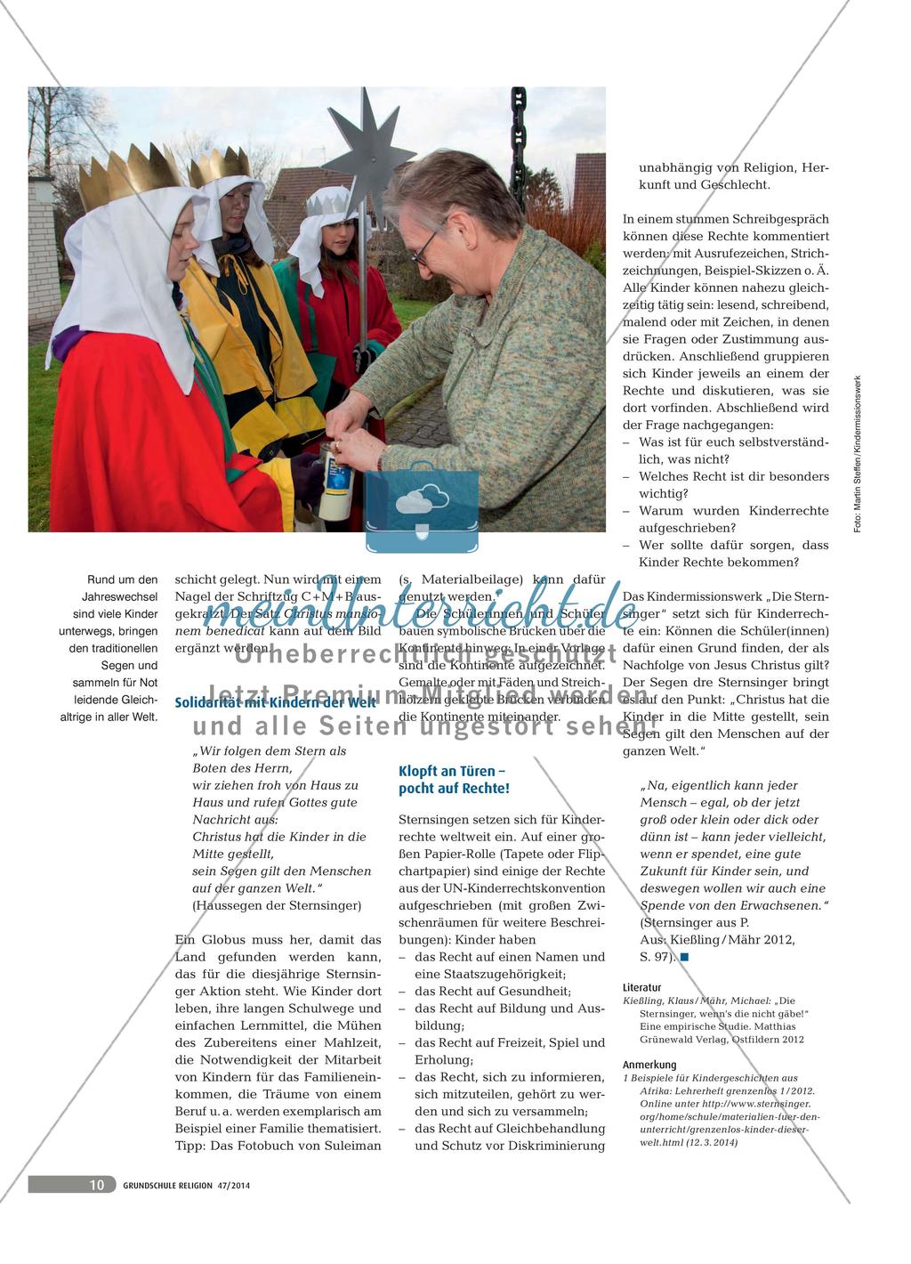 Solidarität: Die Sternsinger Preview 3