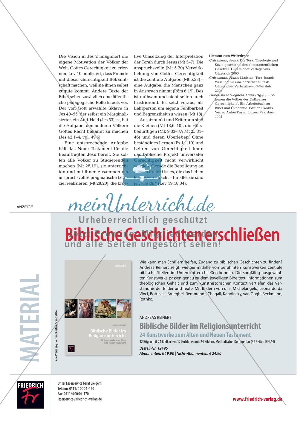 Universale Gerechtigkeit in der Bibel Preview 3