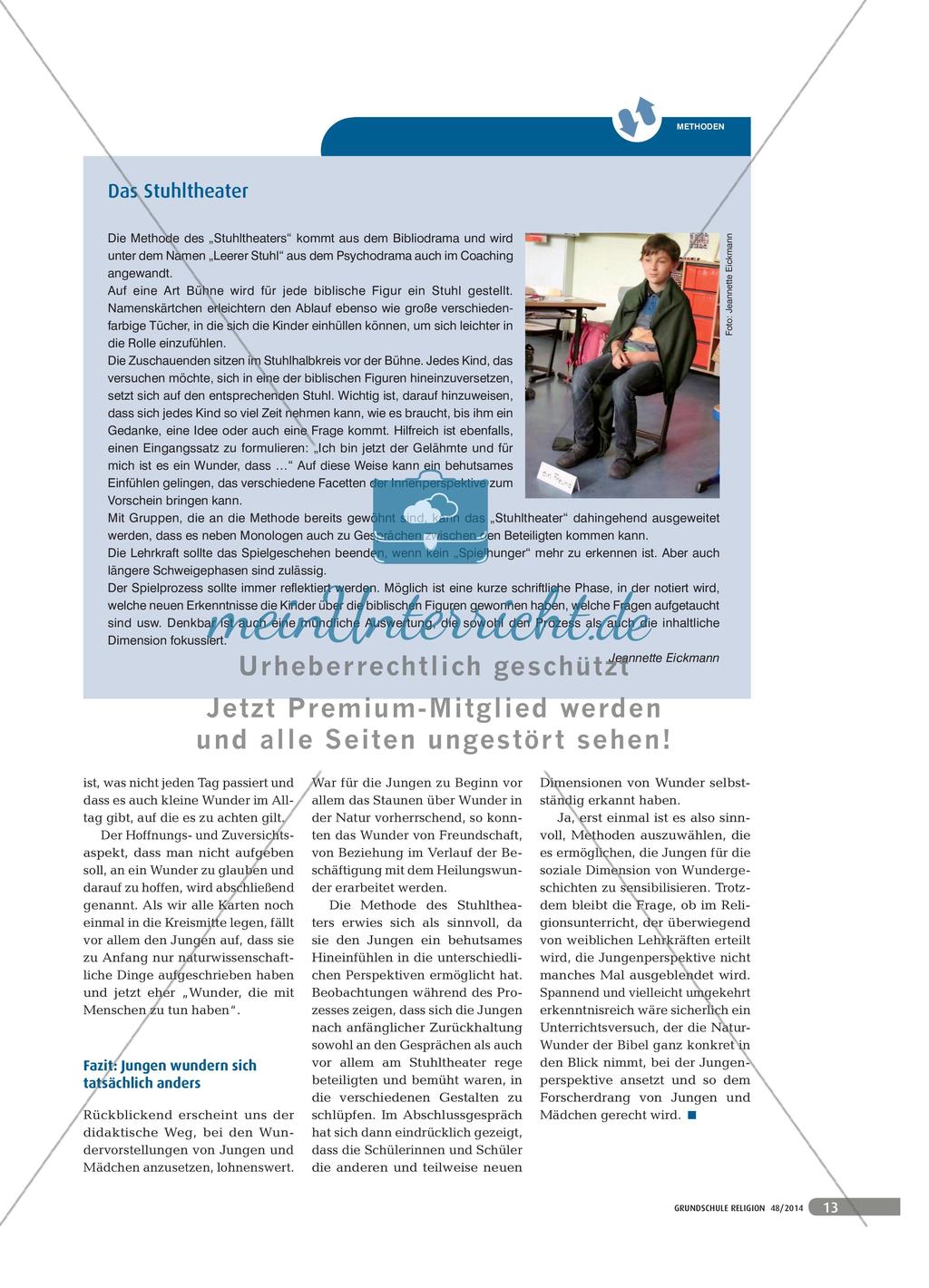 Wundern sich Jungen über andere Dinge als Mädchen? - Genderaspekte bei der Heilung des Gelähmten Preview 3