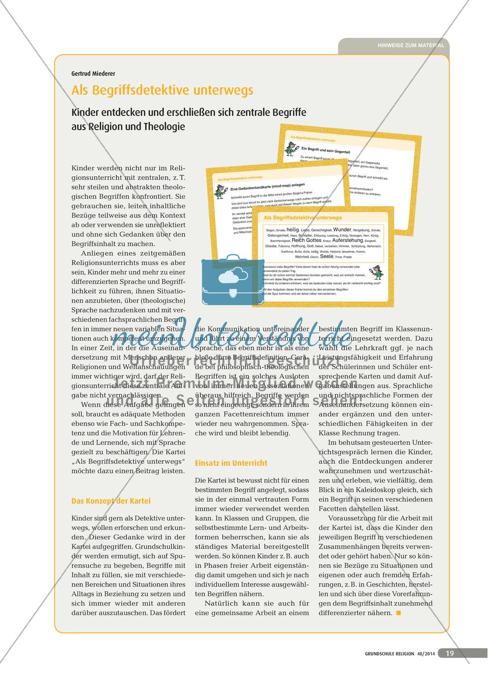 Als Begriffsdetektive unterwegs Preview 1