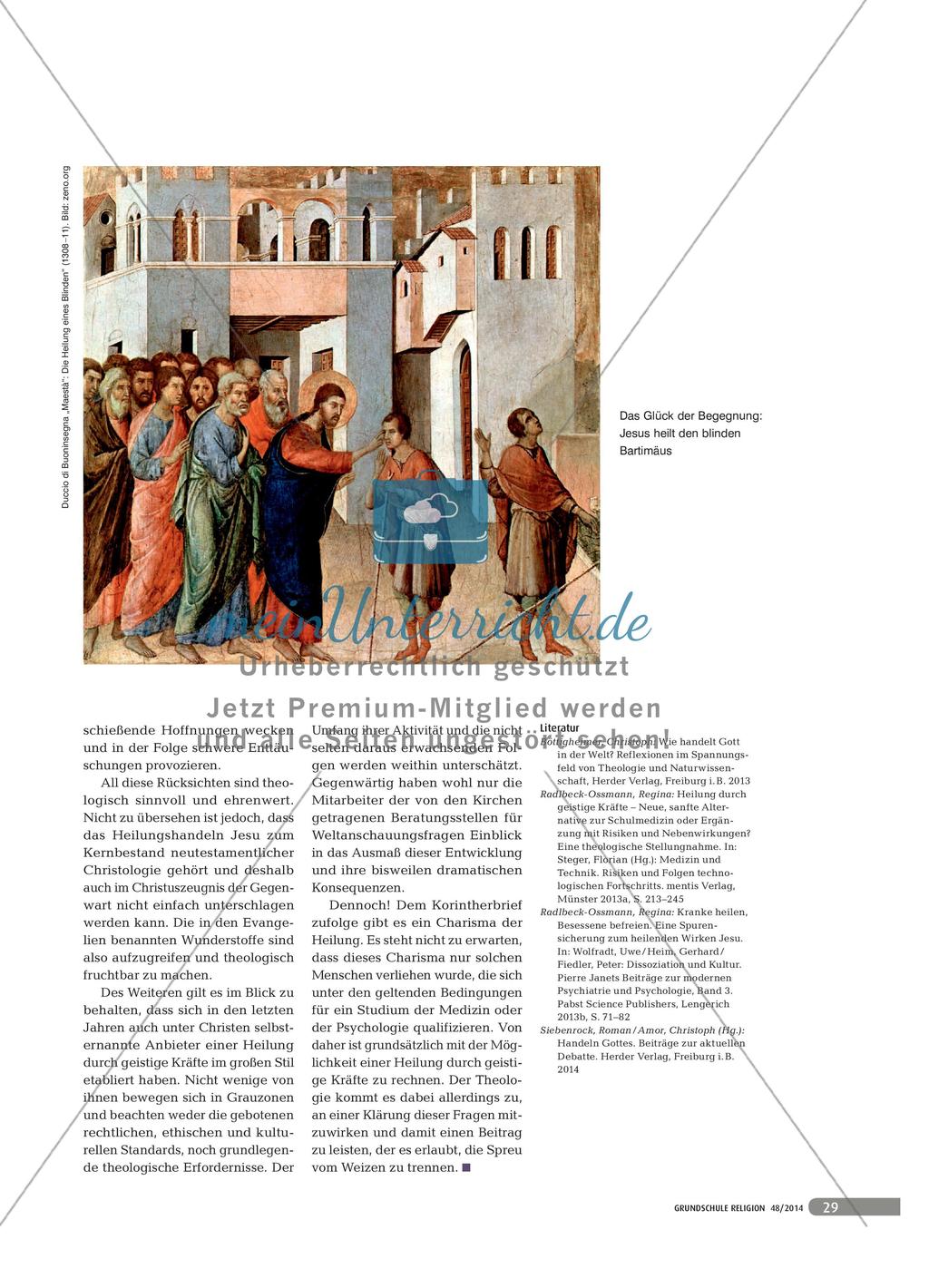Heilungswunder: eine Herausforderung auch an die Theologie - Zur Theologie von Heil und Heilung Preview 4