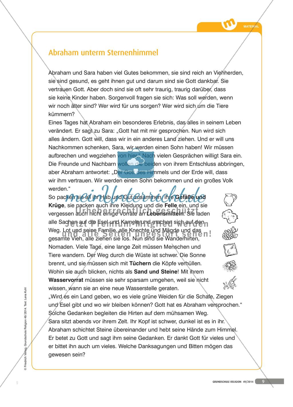 Segensverheißung an Abraham Preview 3