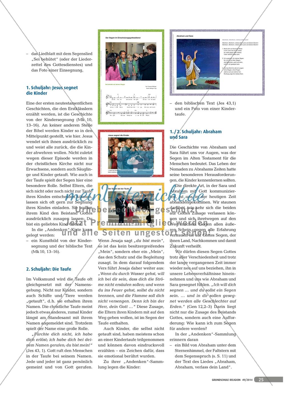 Bedeutung des Segens: Andenken-Sammlung Preview 2